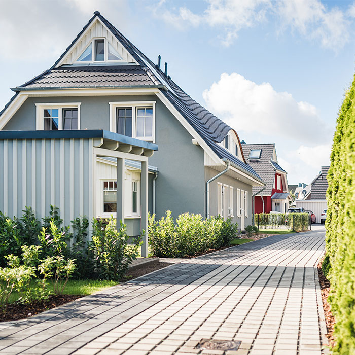 Außenansicht des Ferienhauses Inselliebe